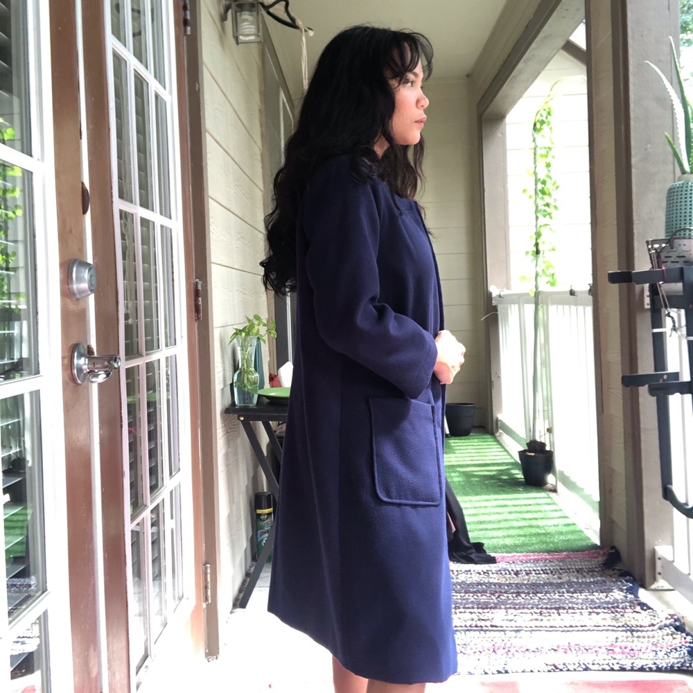 Navy blue coat